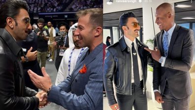 [Photos] Ranveer Singh gets candid with Luka Donic, Karl Towns and others at NBA Abu Dhabi Games 2023