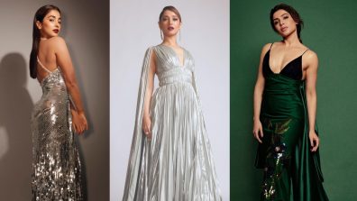 Pooja Hedge, Samantha Ruth Prabhu, And Tamannaah Bhatia Are Glamourous Divas In Plunge-neck Gown