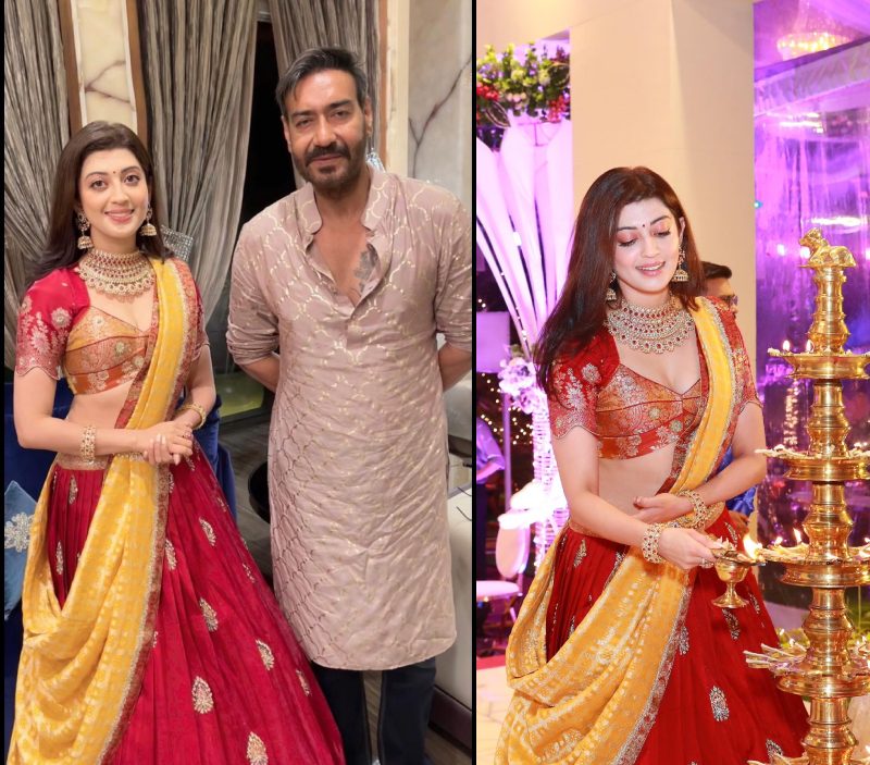 Pranita Subhash Enjoys Navratri Last Day With Ajay Devgn, Katrina Kaif, And Others 863878