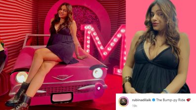 Pregnant Rubina Dilaik Poses BIG With A Car; Calls It As A Bump-py Ride