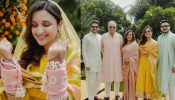 Priceless Moments From Parineeti Chopra's Choora Ceremony In Yellow Anarkali Suit 864476