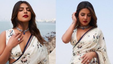 Priyanka Chopra Redefines Elegance In White Sabyasachi Saree