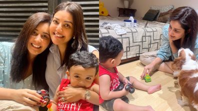 Raashi Khanna Gets Candid With Kajal Aggarwal And Her Son Neil Kitchlu, Photos Go Viral