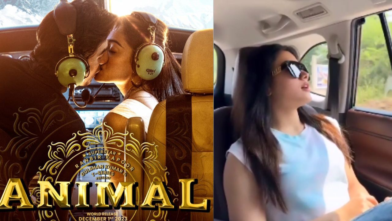Rashmika Mandanna teases fans with exclusive sneak peek of Hua Main from Animal, shares passionate kiss with Ranbir Kapoor in song poster 860203