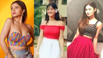 Rubina Dilaik, Mouni Roy & Shivangi Joshi: Celeb-approved crop top and skirts for girls night out