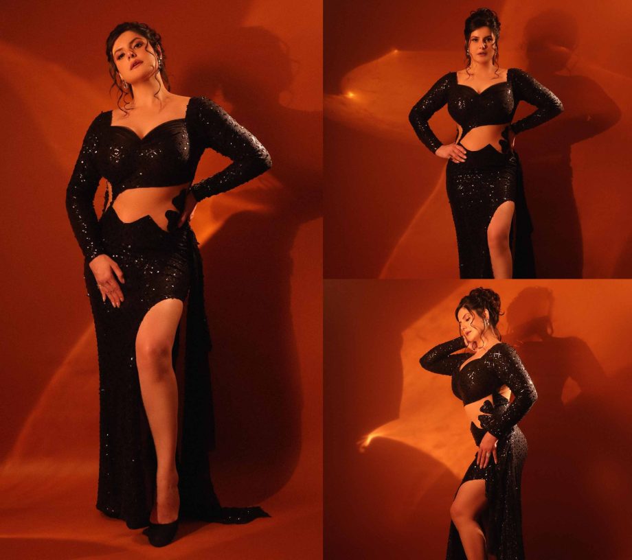 Saiee Manjrekar, Zareen Khan, And Surveen Chawla Are Glamourous Girls In Gowns 861065