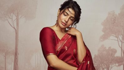 Samantha Ruth Prabhu Dazzles In Red Saree, Darshan Raval Lovestruck