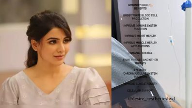 Samantha Ruth Prabhu gets an ‘immunity boost’ at hospital amidst myositis battle [Viral Photos]