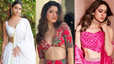 Sara Ali Khan, Shanaya Kapoor, and Suhana Khan: Celeb-Approved Navratri lehenga designs for girls [Photos]