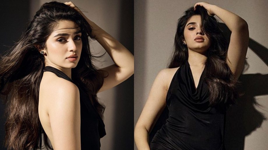 Sass on edge! Krithi Shetty goes all preppy in backless black sheer dress [Photos] 862553