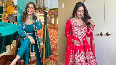 Shraddha Arya & Hina Khan’s Three-piece Traditional Outfit Are Trendy Festive Wear