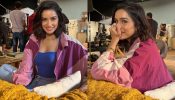 Shraddha Kapoor Blooms In Top, Jeans And Jacket, See BTS Photos