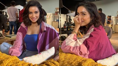 Shraddha Kapoor Blooms In Top, Jeans And Jacket, See BTS Photos