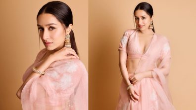 Shraddha Kapoor Looks Gorgeous In Rose Pink Lehenga, Fans Awestruck