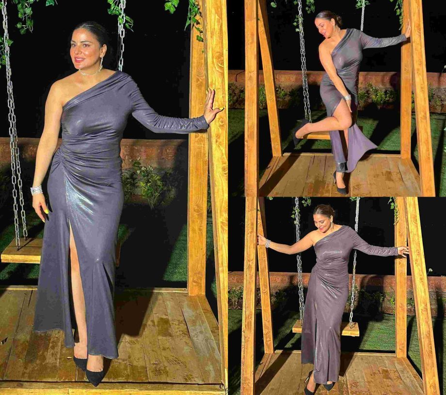 Soar Hotness Bar Like Shraddha Arya, Nia Sharma, And Kanika Mann In Party Wear Gowns 861209