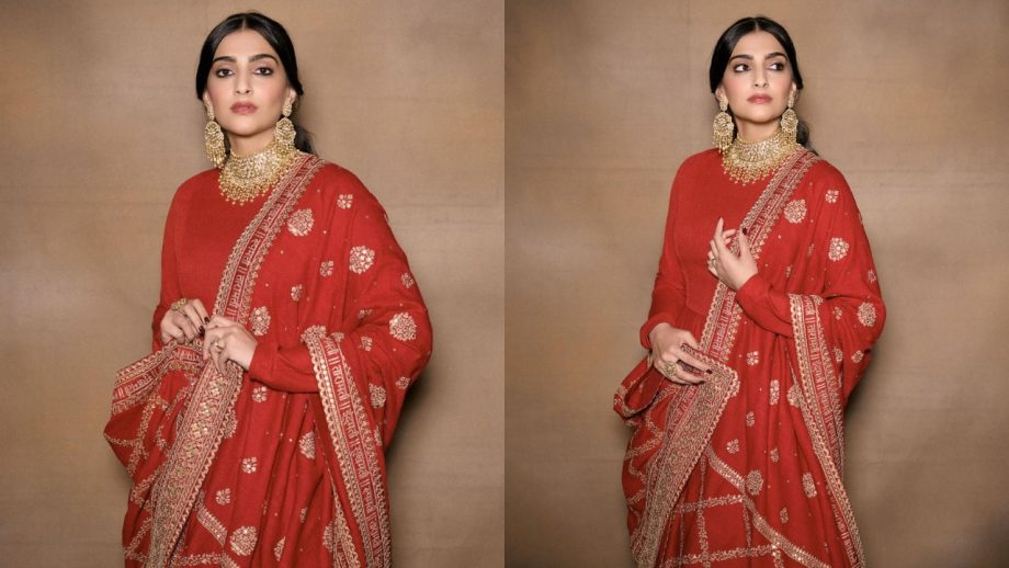 Sonakshi Sinha In Kaftan Set Or Sonam Kapoor In Anarkali: Whose Red Festive Outfit Is Best? 864024