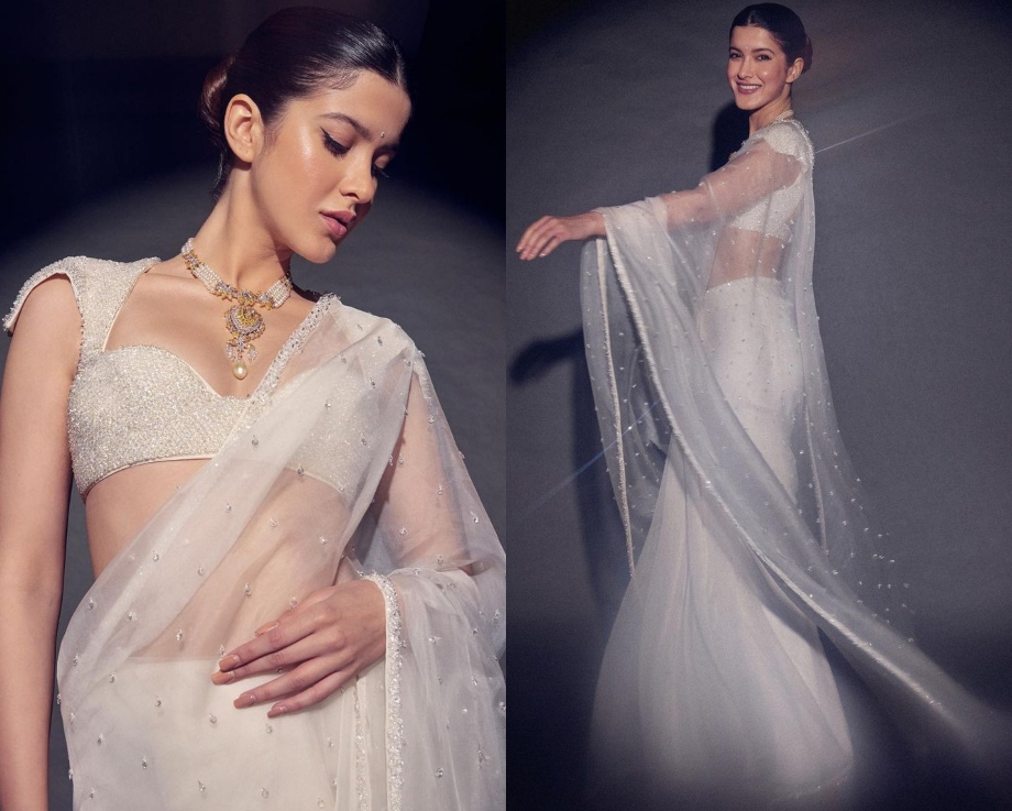 Stab Hearts Like Ananya Panday, Shanaya Kapoor And Suhana Khan In Party Wear Sarees 859991