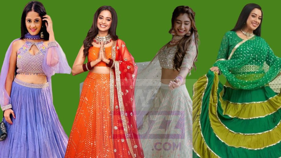 Steal These Lehenga Designs From Ayesha Singh, Mughda Chaphekar, Niti Taylor & Rupali Ganguly 860235