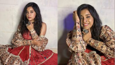 Sumbul Touqeer Flaunts Festive Glam In Bohemian Lehenga, Mishkat Varma Loves It