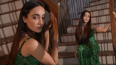 Surbhi Jyoti Is ‘Too Hot’ In Green Backless Trail Gown, Watch