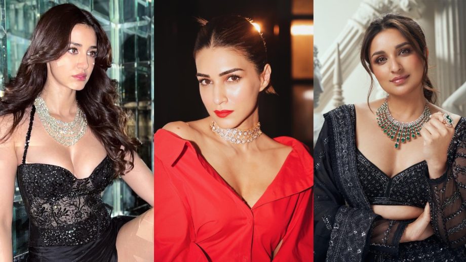 Swap Your Gold Necklace And Jump To Diamond Like Disha Patani, Kriti Sanon, And Parineeti Chopra 860859