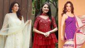 Swirl In Sharara Suits! Hansika Motwani, Srinidhi Shetty & Tamanna Bhatia’s ethnic affair 860023