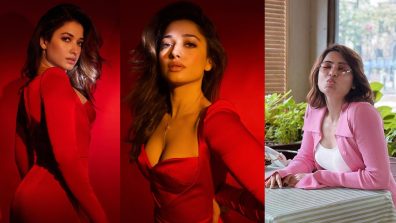 Tamannaah Bhatia Flaunts Curvy Figure In Plunging Red Dress, Samantha Ruth Prabhu Feels Heat