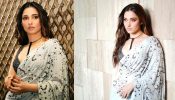 Tamannaah Bhatia Gives Her Trendy Saree A Sultry Touch With Plunging Blouse