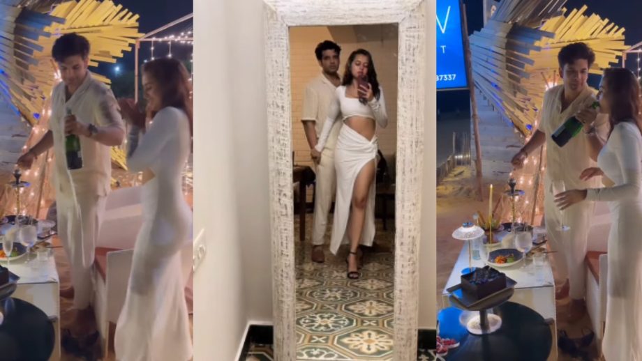 Tejasswi Prakash Celebrates BF Karan Kundrra's Birthday With Champagne, Sea Food And More, Watch 860387