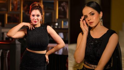 TMKOC’S Munmun Dutta And Palak Sindhwani Raise Hotness In Black Outfits