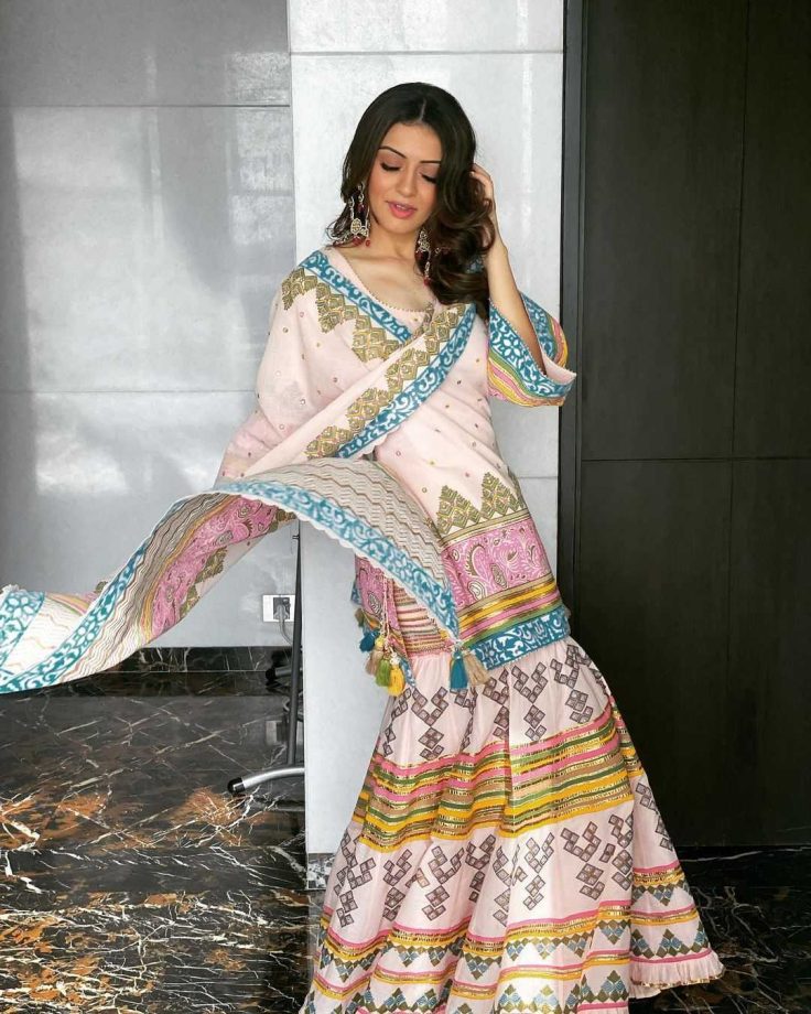 Twirl in sharara suits this festive season: Pooja Hegde, Tamanna Bhatia & Hansika Motwani’s picks 859054