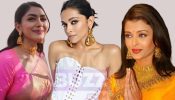 Unlock galactic glow with Aishwarya Rai, Deepika Padukone & Mrunal Thakur’s gold earrings