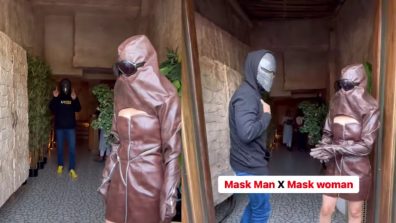 Urfi Javed Greets With Mask Man Raj Kundra After Calling Him ‘Po*n King,’ Watch Viral Video 