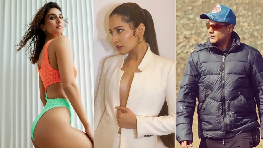 Vaani Kapoor Poses Hot In Orange And Green Monokini, Raashi Khanna, Abhishek Kapoor Feel Heat 858558