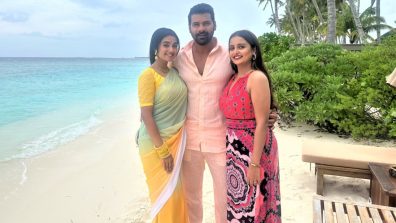 Vacation at work: Shabir Ahluwalia and Neeharika Roy rejoice in Maldives as they shoot for their show!