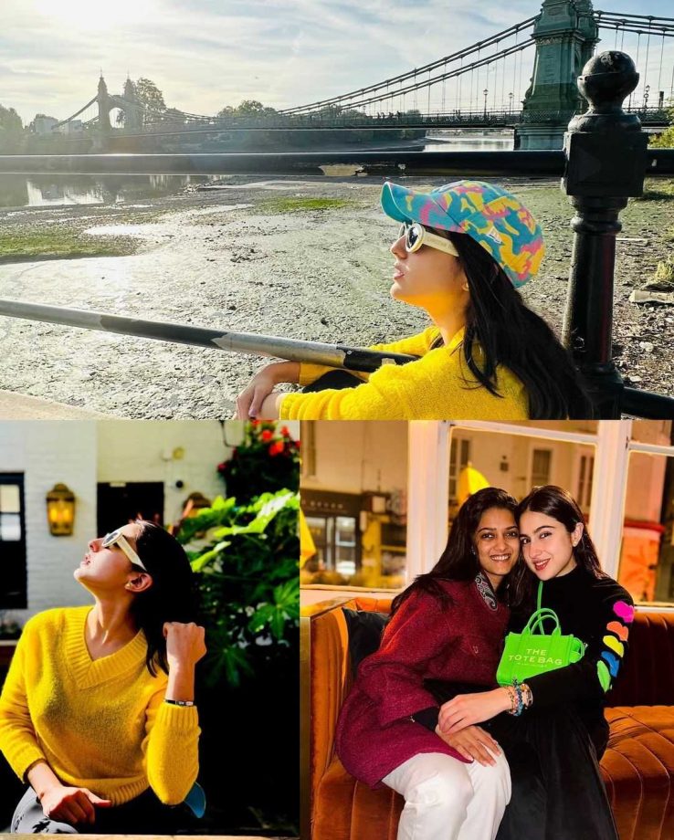 Vacay Goals: Sara Ali Khan Paints Town Red With Mother Amrita Singh In Pop Color Fashion 859965