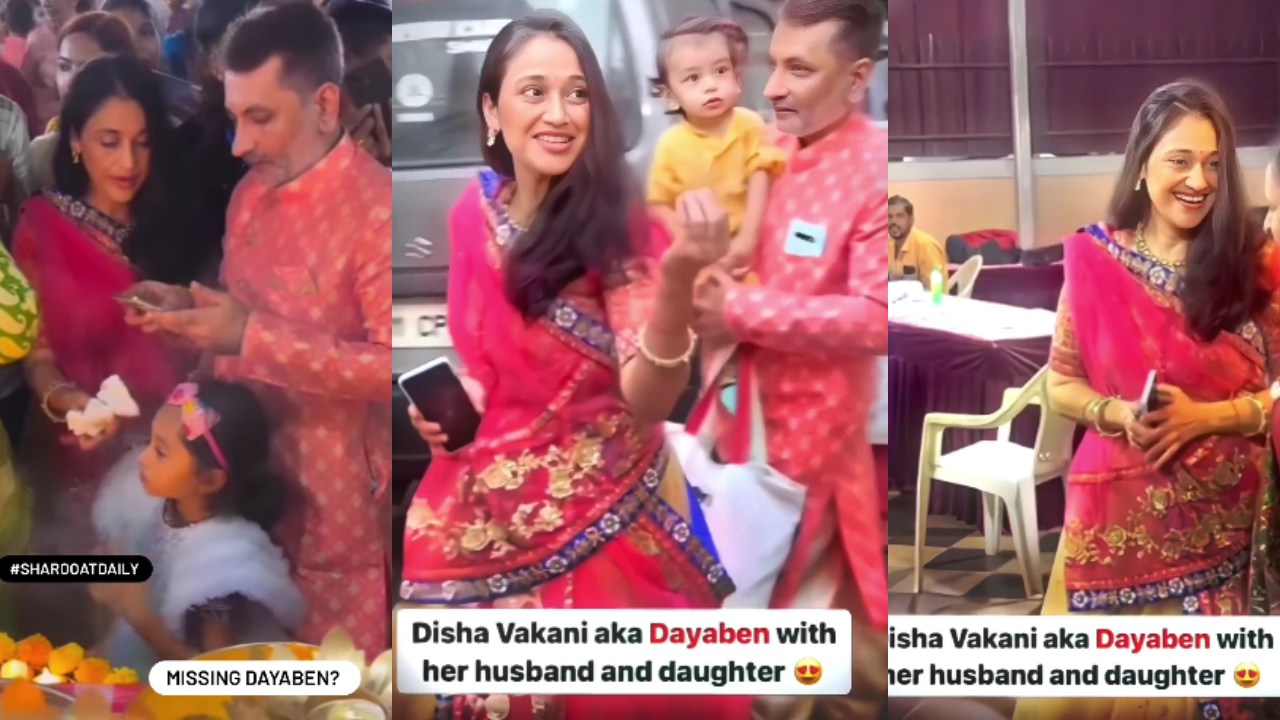 Viral Photo: Disha Vakani aka Dayaben attends Navratri celebrations with husband 862483