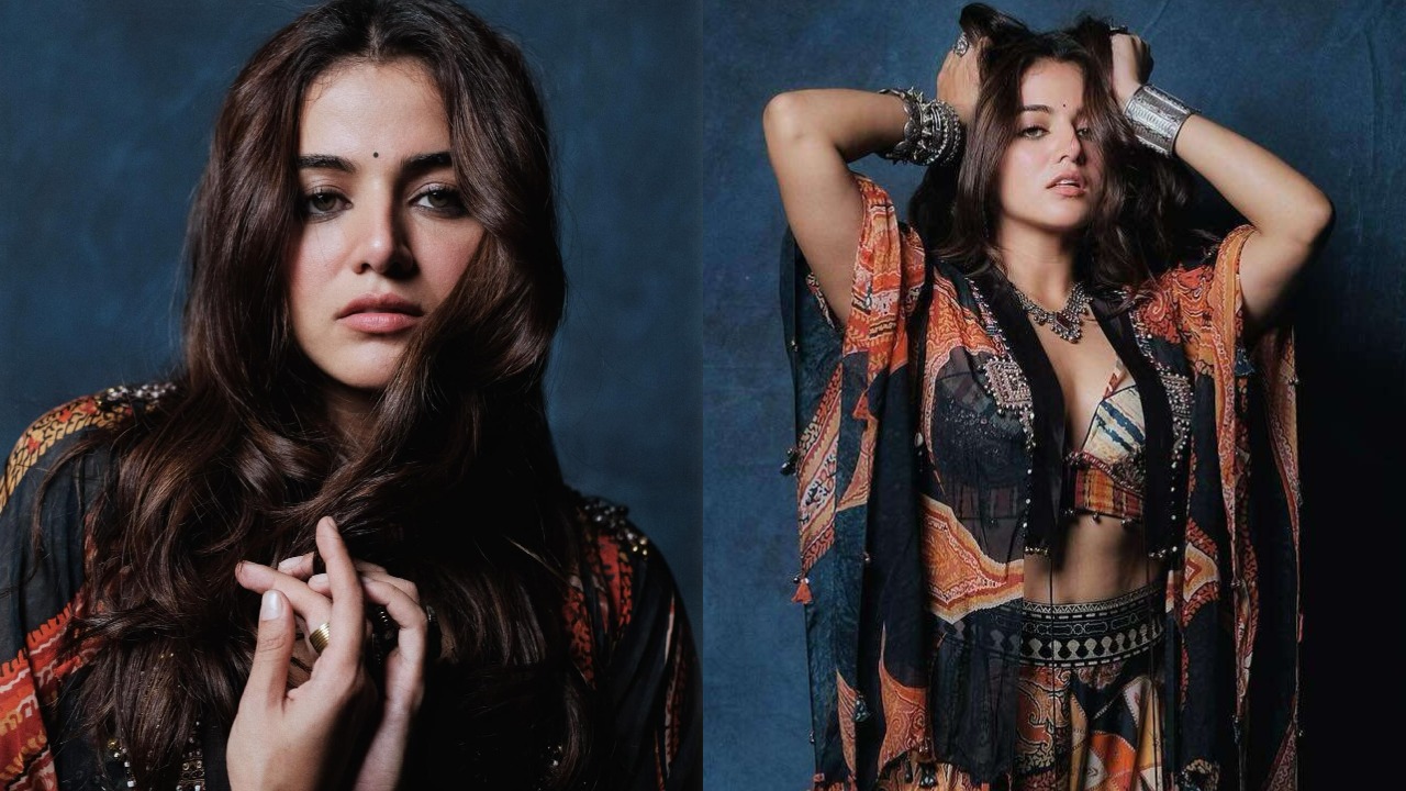 Wamiqa Gabbi is tribal muse in Rs. 69,500 multicolour kaftan dupatta jacket set [Photos] 865144