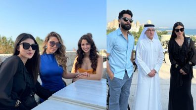 “What a day” Mouni Roy drops photodump from Qatar, husband Suraj Nambiar, Disha Patani & Krishna Shroff caught candid