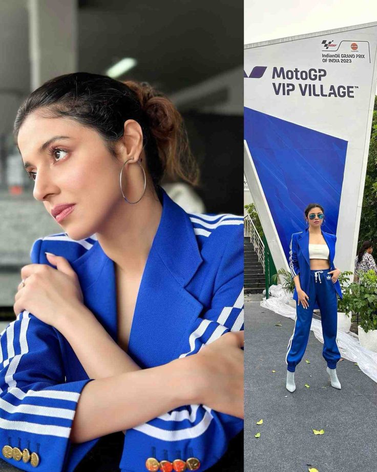 Yaariyan 2 Promotions: Divya Khosla Kumar ups boss quotient in blue blazer suit [Photos] 858408