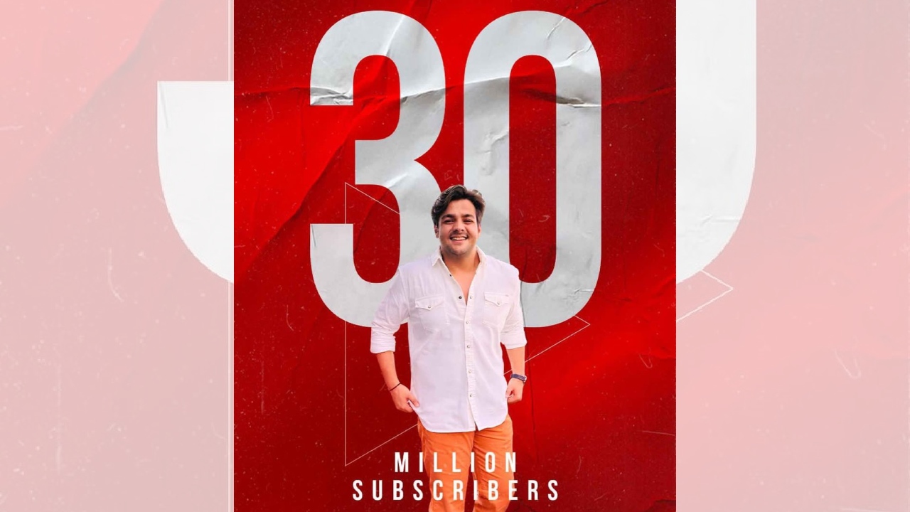 YouTube Sensation Ashish Chanchlani Celebrates 30 Million Subscribers 863100