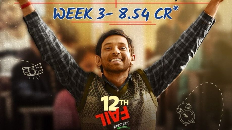 "12th Fail" Triumphs at the Box Office, Nearing a 40 Crores plus Collection in India. Ends week 3 with 35.65 cr net 869396