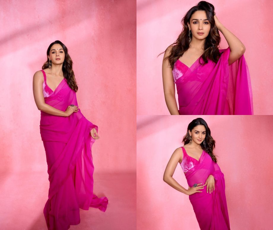 Alia Bhatt, Katrina Kaif, And Janhvi Kapoor's Pop Color Saree Look Is Perfect For Bhaidooj 868383