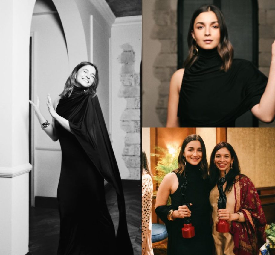 Alia Bhatt steals it in turtle neck black floor-length gown 870978