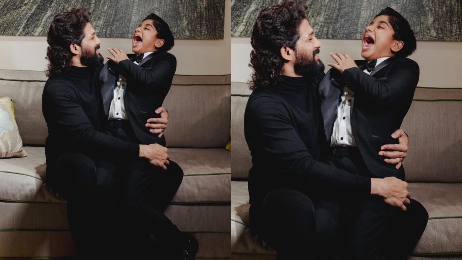 Allu Arjun Shares Cutest Candid Moment With Son Ayaan, Says 'My Lil..' 866077
