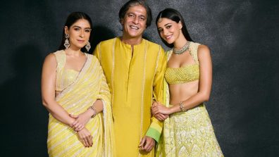 Ananya Panday Serves Festive Goals, Twins With Chunky Pandey & Bhavna Pandey In Yellow