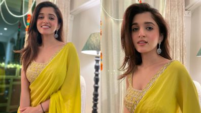 Anupamaa Actress Nidhi Shah Looks Ray Of Sunshine In Yellow Saree, See Here