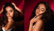Anushka Sen Makes Hearts Race In Black-and-white Dress With Smokey Eyes