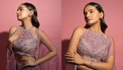 Anushka Sen spells magic in lilac heavily embellished lehenga choli [Photos]