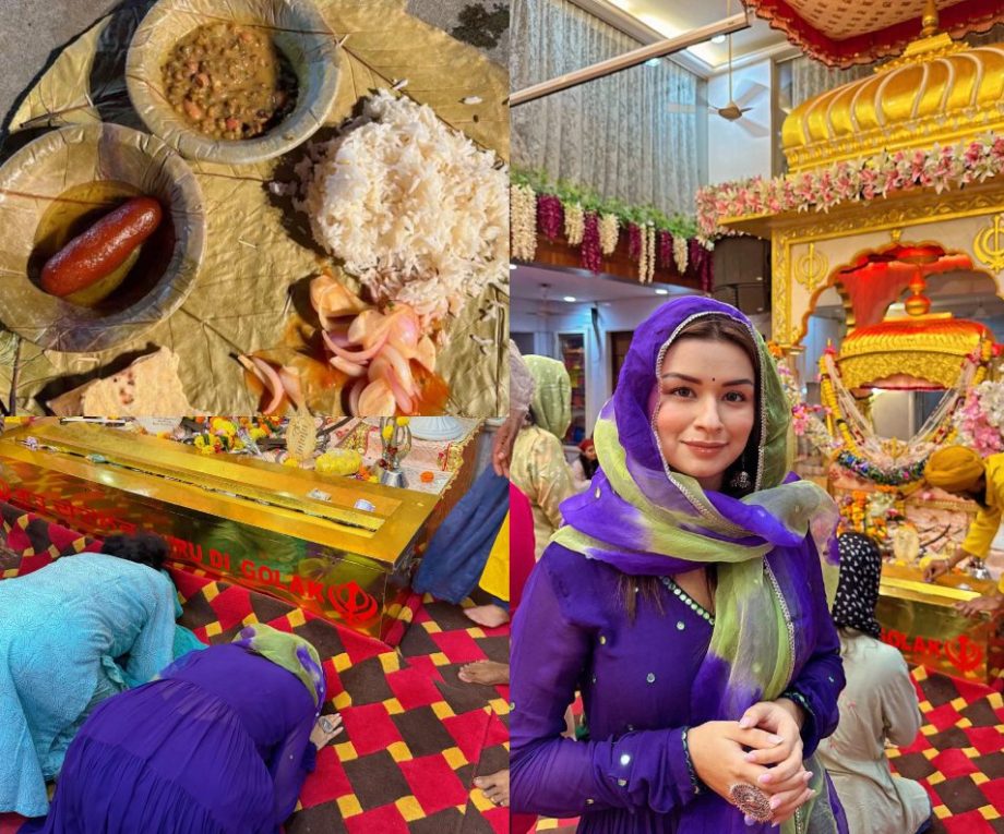 Avneet Kaur Celebrates Gurunanak Jayanti, Visits Gurudwara And Enjoys 'Langar' Prashad 871098